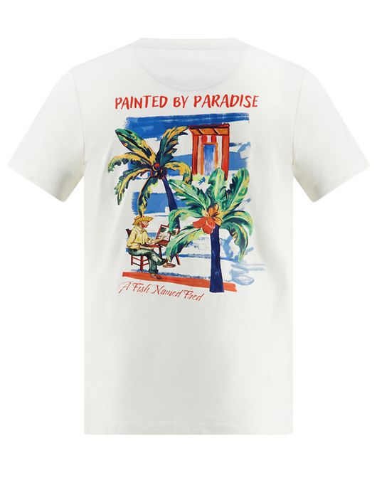 A Fish Named Fred T-shirt wit geprint