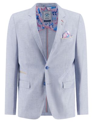 A Fish Named Fred A Fish Named Fred colbert lichtblauw effen polyester