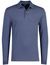 Boss Black Pado poloshirt lange mouw jersey blauw