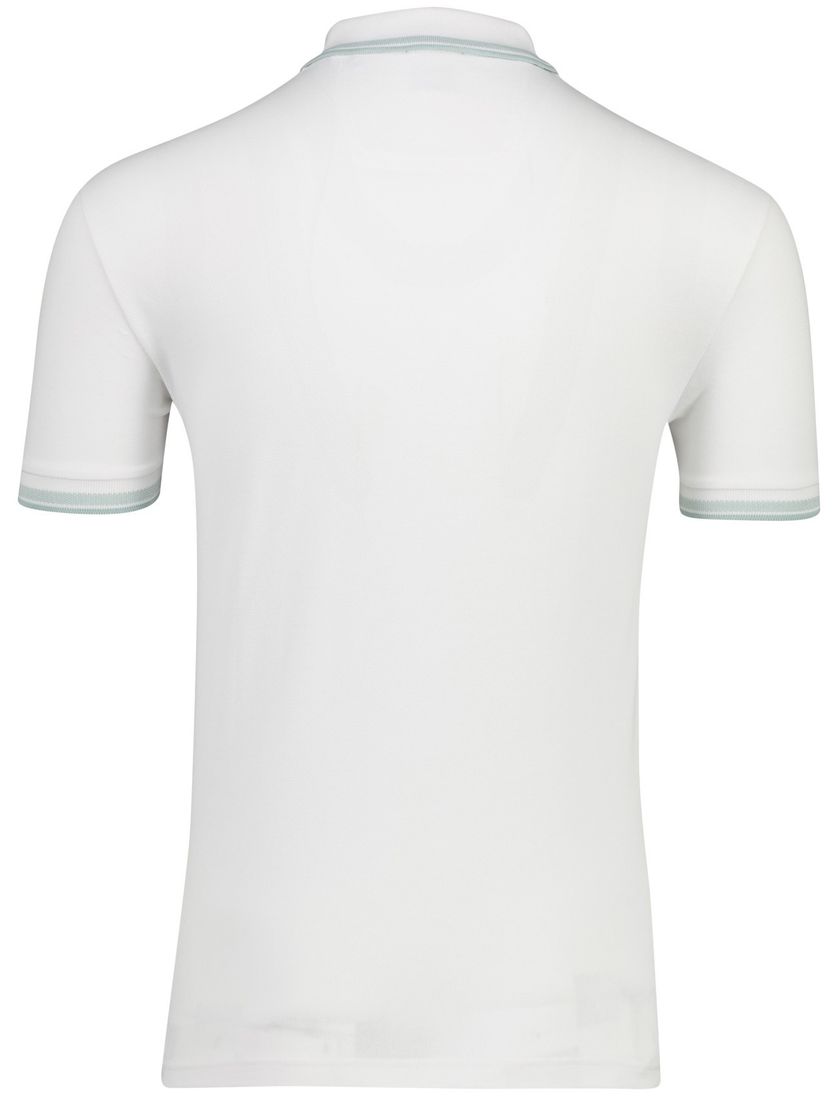 Poloshirt Boss Green paddy 3 knoops wit pique