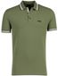 Boss Green Paddy regular fit polo groen 3 knopen