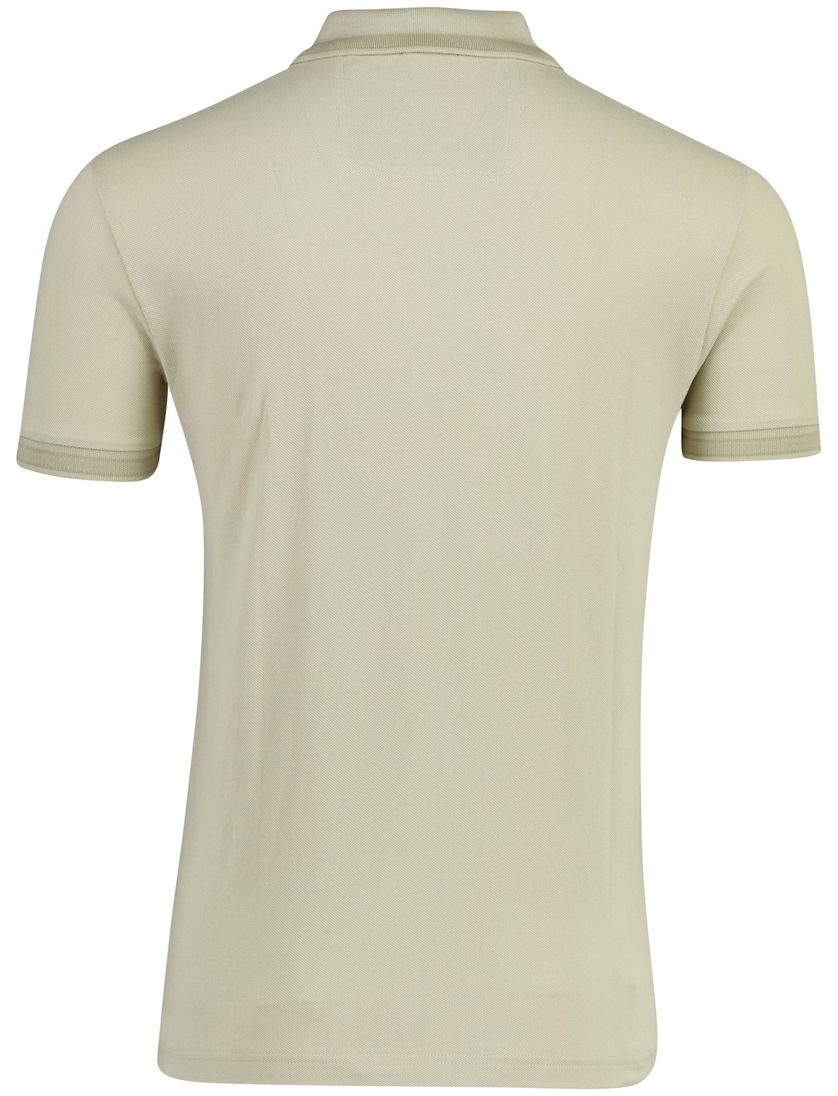 Poloshirt Boss Green Paddy beige 3 knoops pique