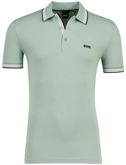 Hugo Boss Boss Green Paddy regular fit poloshirt groen