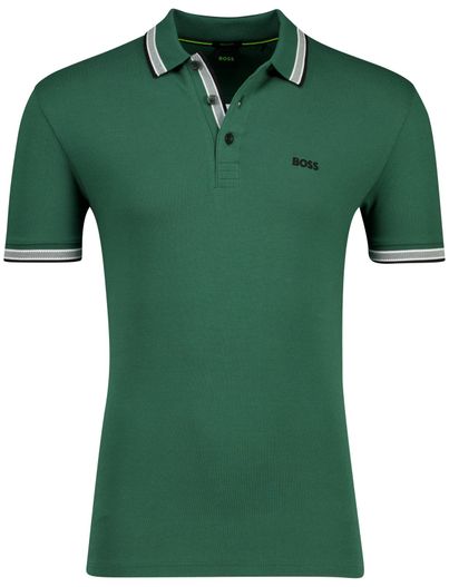Hugo Boss Boss Green Paddy polo regular fit pique groen