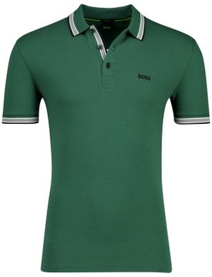Hugo Boss Polo Boss Green Paddy groen zwarte knoop