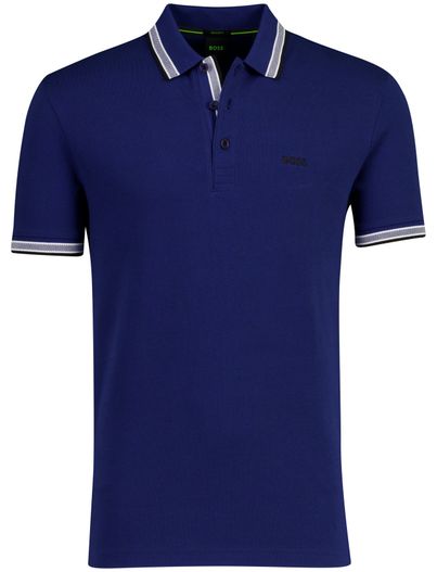 Hugo Boss Boss Green Paddy regular fit polo donkerblauw logo