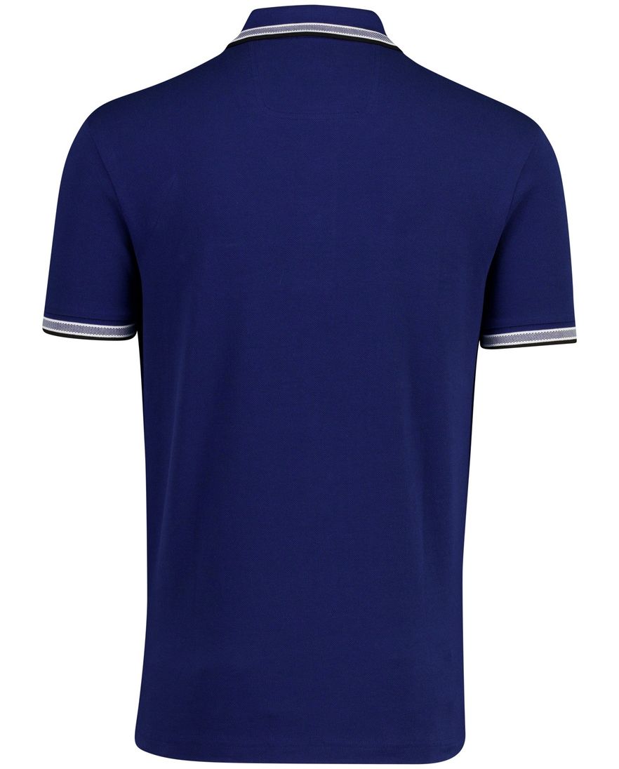 Boss Green Paddy polo regular fit donkerblauw effen