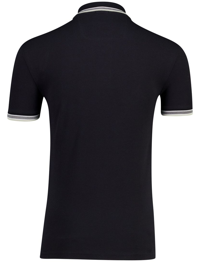 Polo Boss Green Paddy poloshirt zwart pique effen