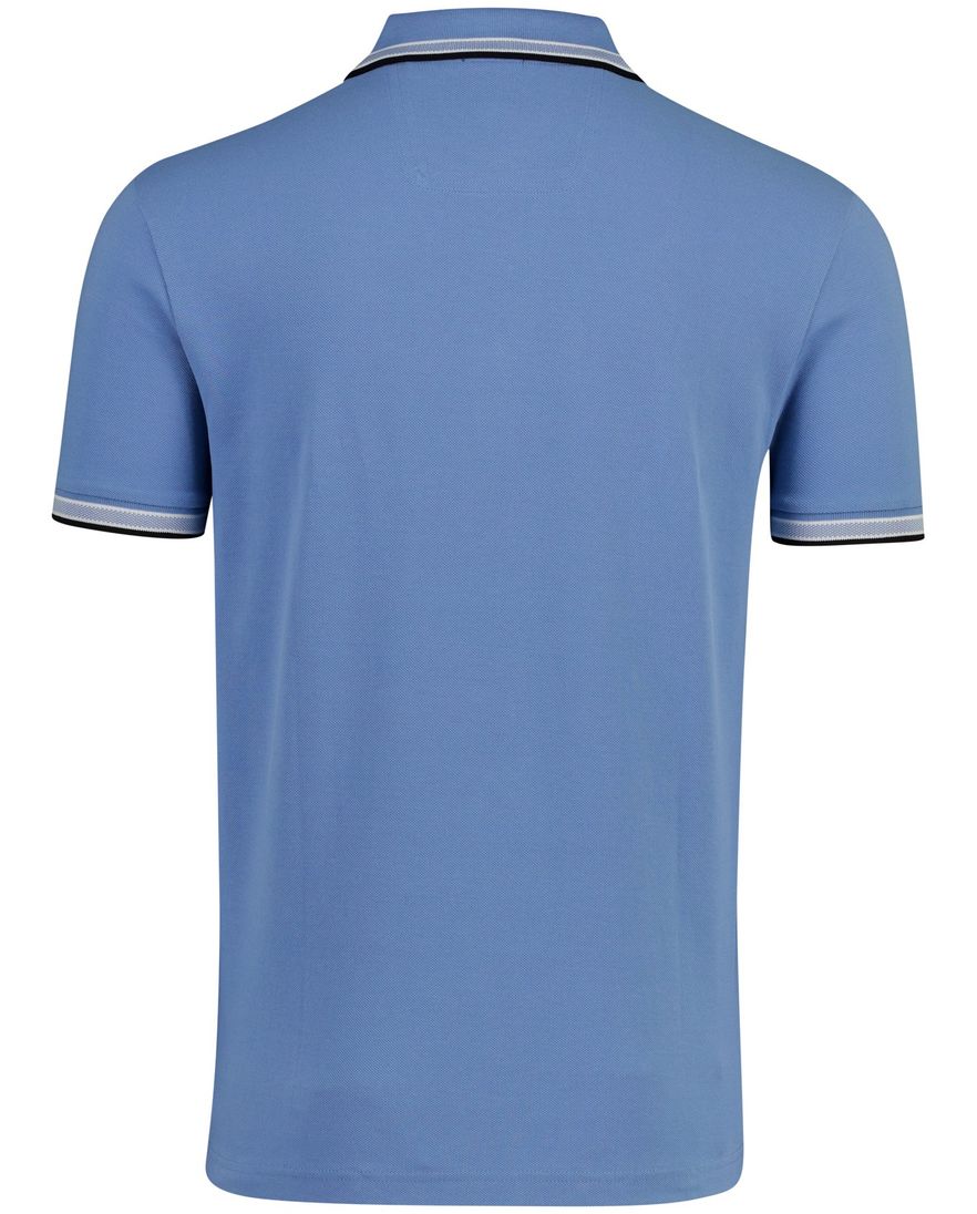 Boss Green Paddy polo regular fit blauw 3 knoops