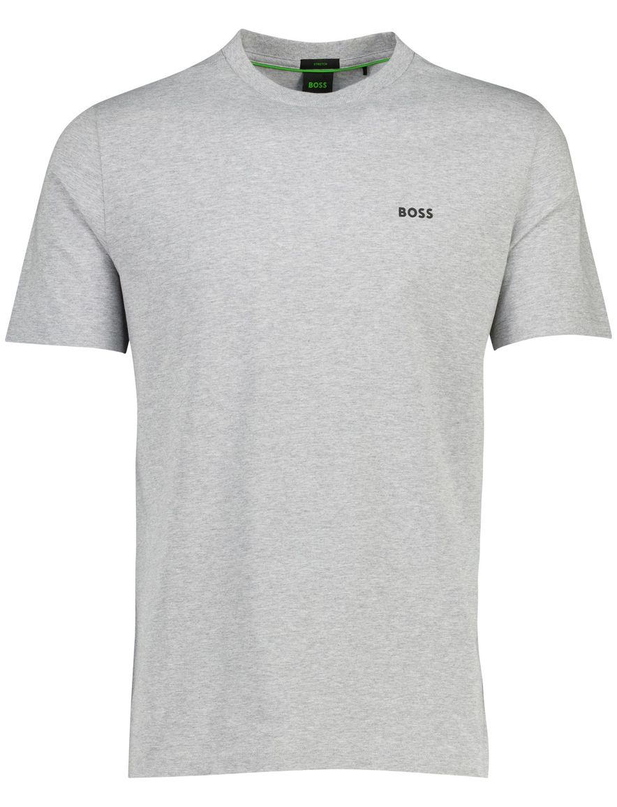 Boss Green tee t-shirt grijs logo katoen