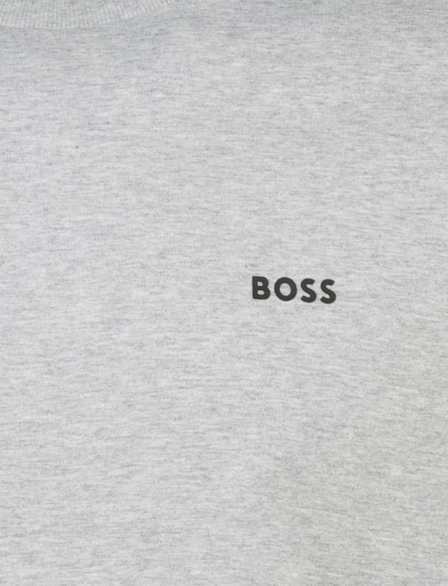 Boss Green tee t-shirt grijs logo katoen