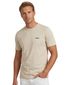 t-shirt Boss Green tee stretch beige logo