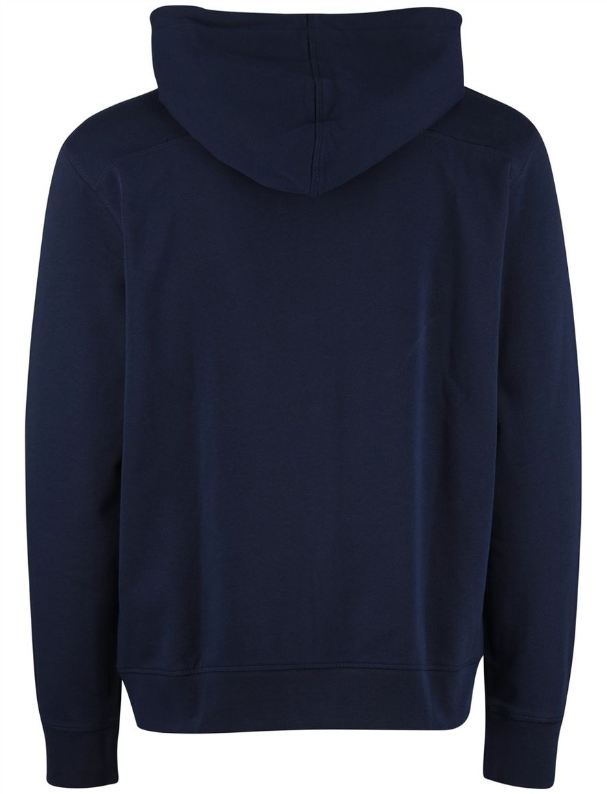 navy sweatvest Boss Orange Zetalky zwarte rits