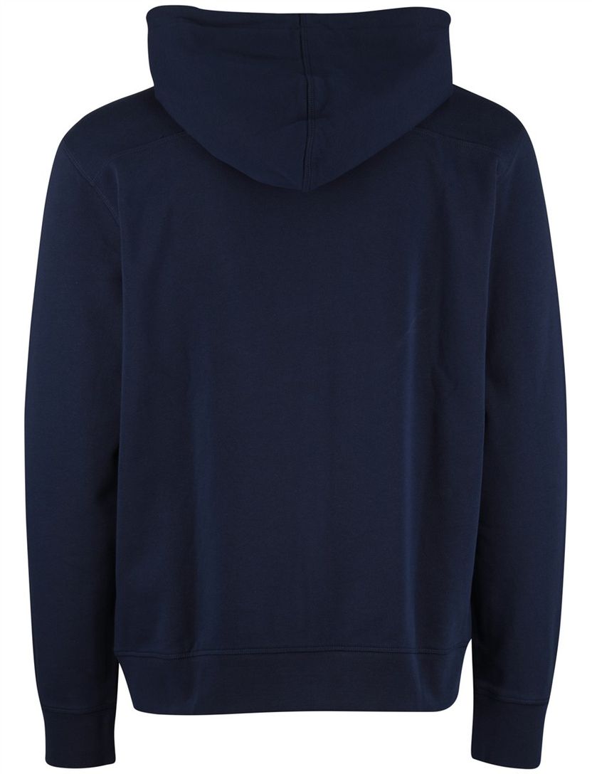 sweatvest Boss Orange Zetalky navy capuchon rits normale fit