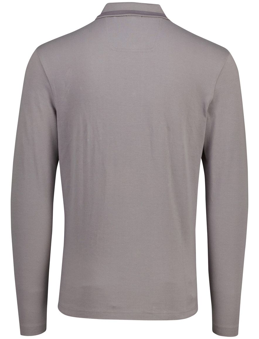 Boss Green Plisy grijs poloshirt pique logo