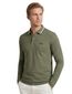 green poloshirt Boss Green Plisy 100% katoen pique lange mouw