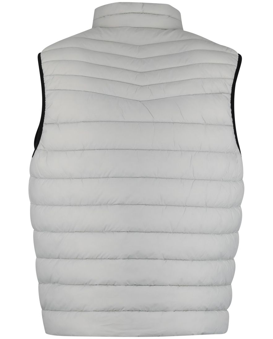 BOSS gewatteerde bodywarmer grijs