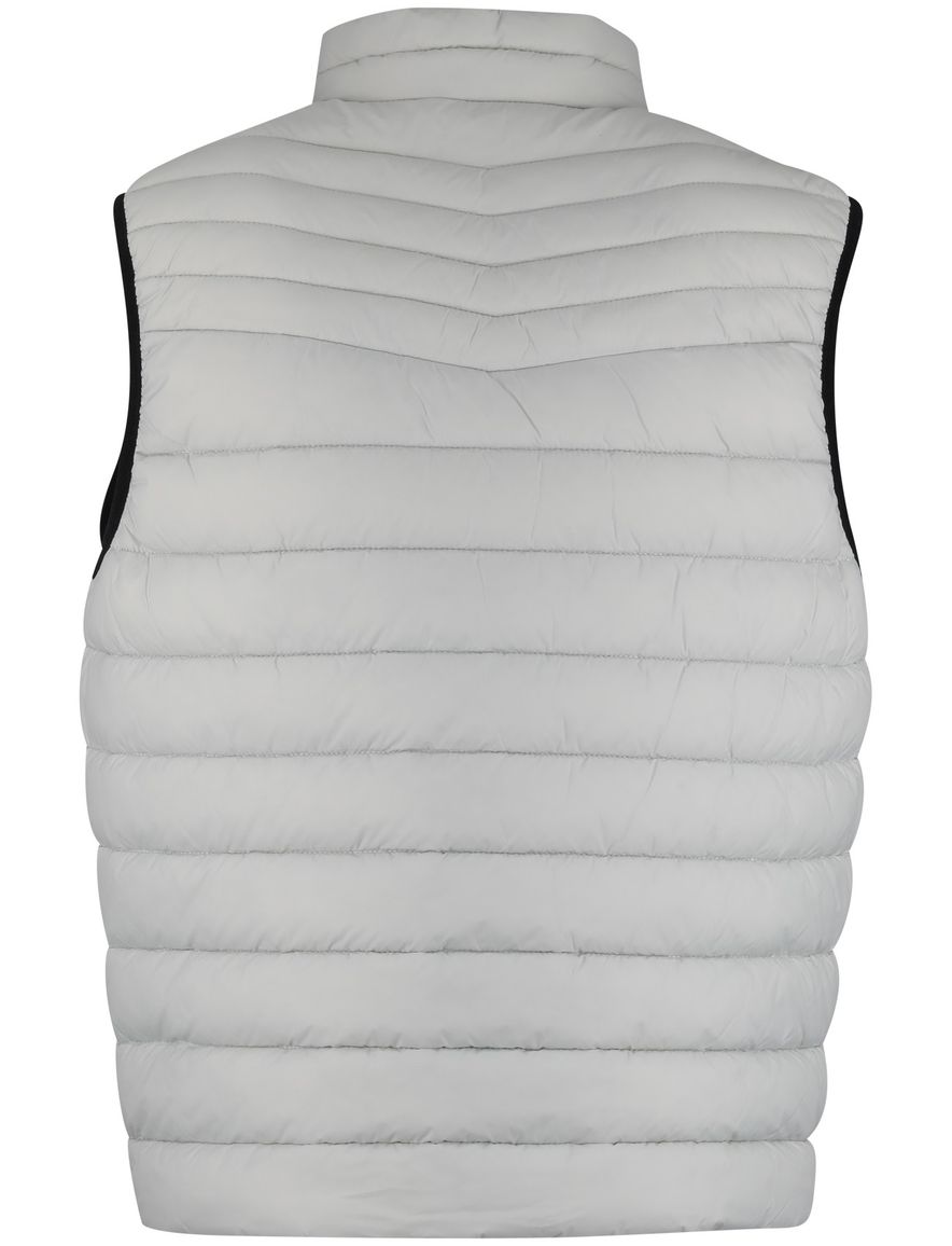 BOSS gewatteerde bodywarmer grijs