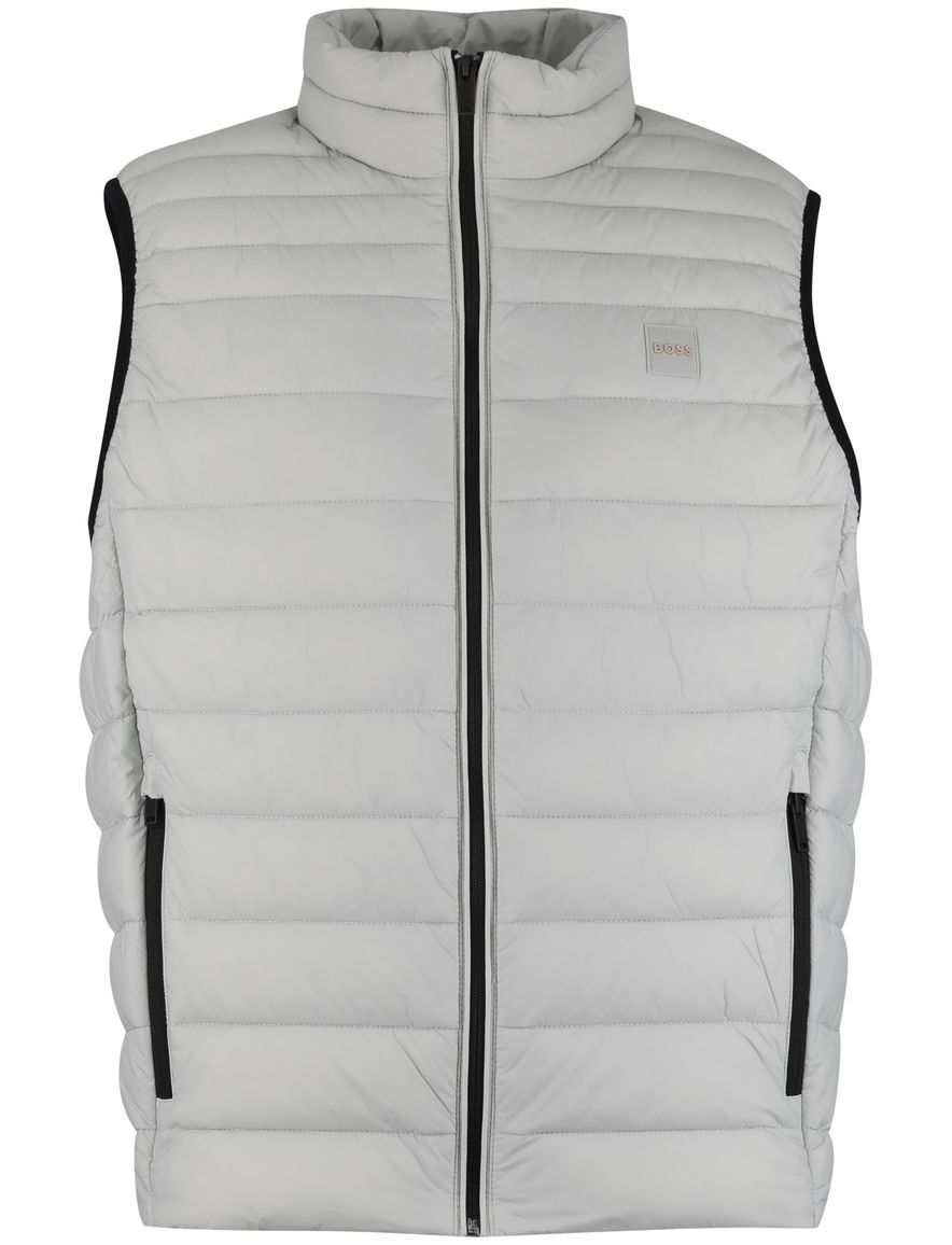BOSS gewatteerde bodywarmer grijs