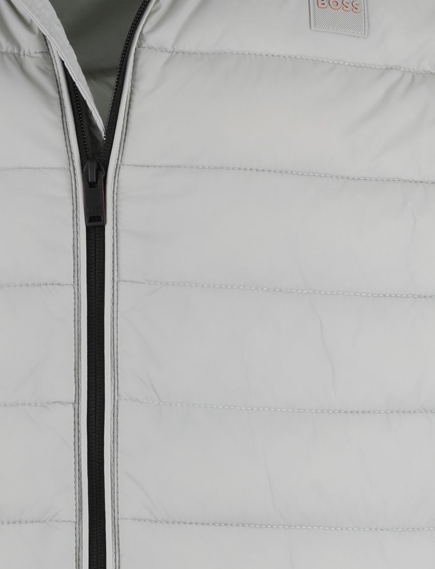 BOSS gewatteerde bodywarmer grijs