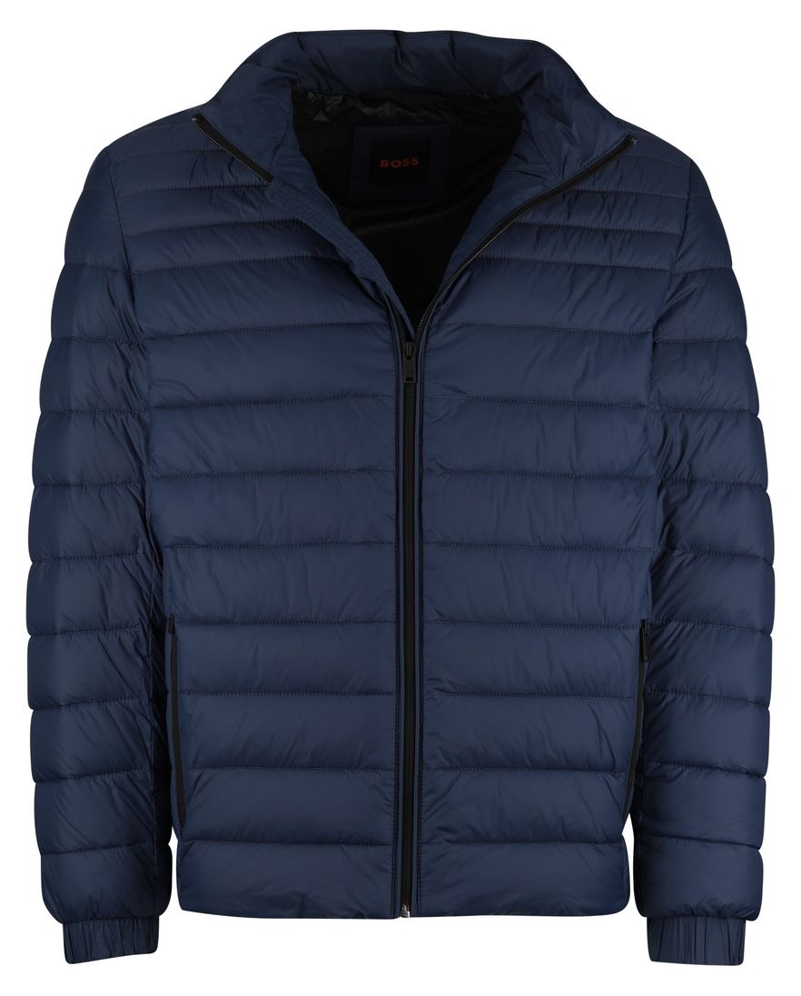 BOSS Orange Oden2 gewatterde jas donkerblauw