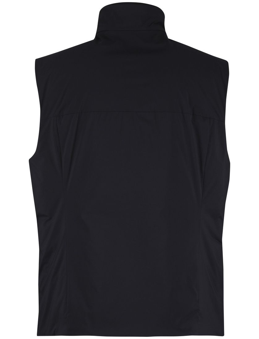 Zwarte bodywarmer Boss Green Lite-x effen polyamide