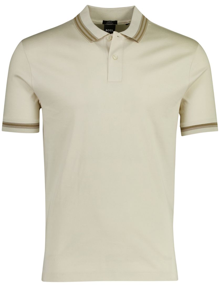Boss Black H phillipson poloshirt beige