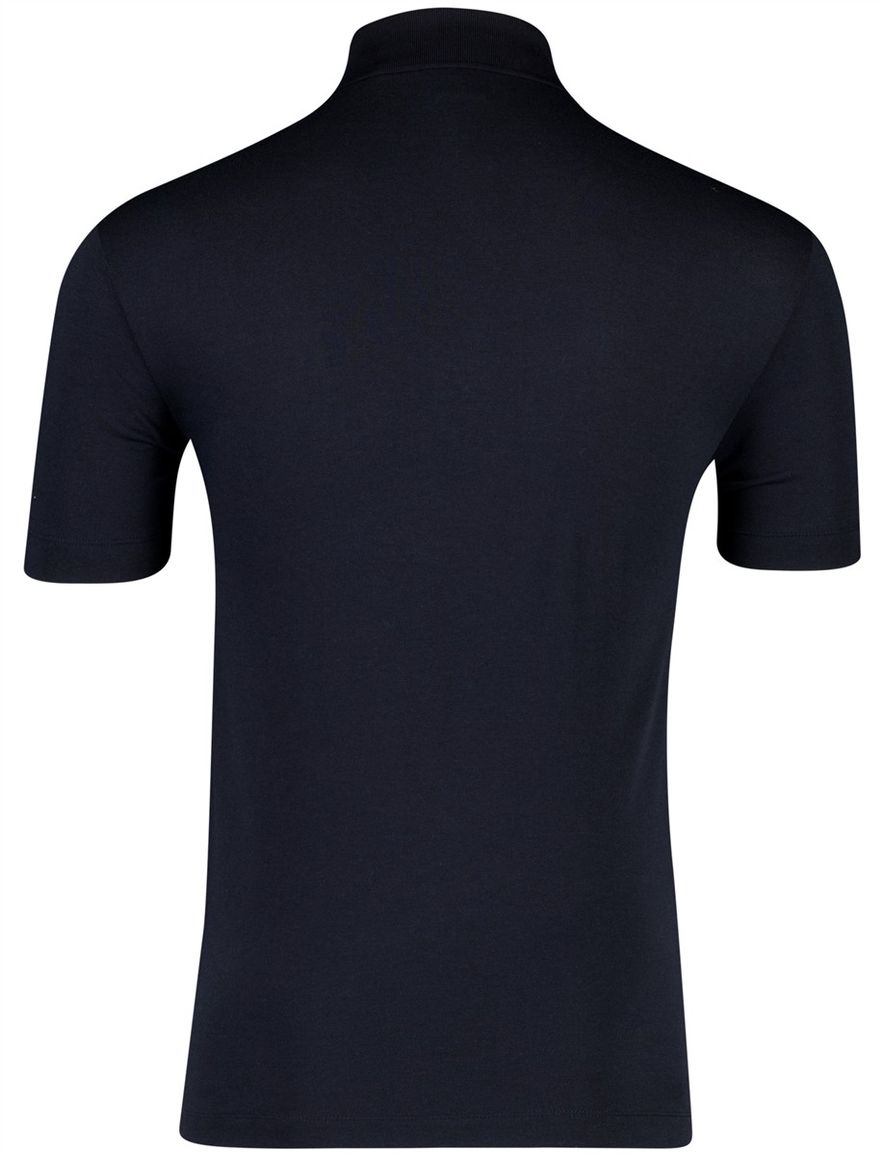 BOSS Black poloshirt donkerblauw normale fit