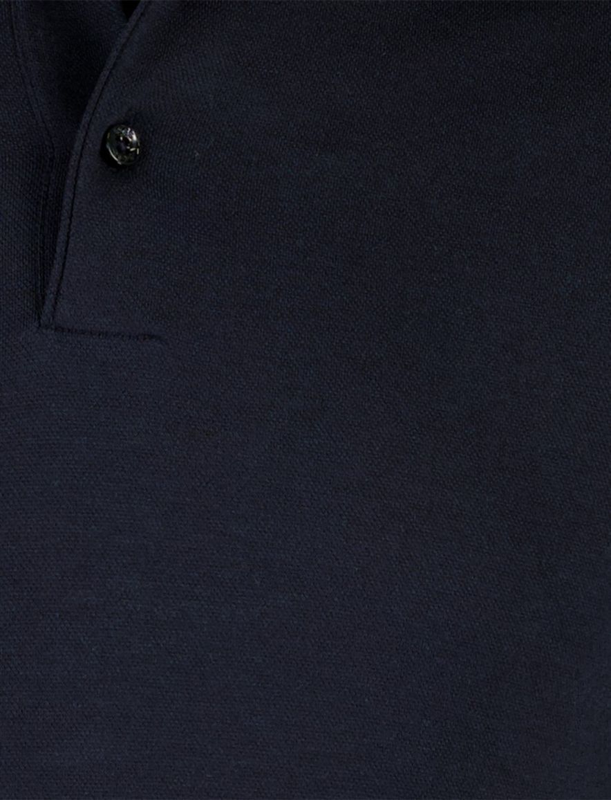 BOSS Black poloshirt donkerblauw normale fit