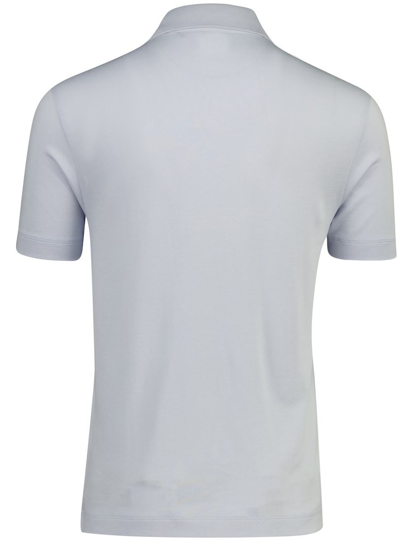 Lichtblauw poloshirt Boss Black H-pack korte mouw pique 3-knoops