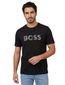t-shirt zwart Boss Orange Teinsignia opdruk