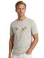Boss orange teinsignia t-shirt met opdruk beige
