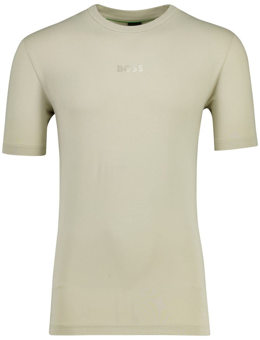 t-shirt beige Boss Green TS join grx opdruk
