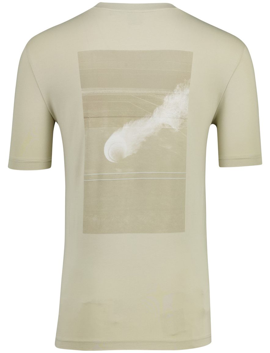 Boss Green TS join grx t-shirt met opdruk beige