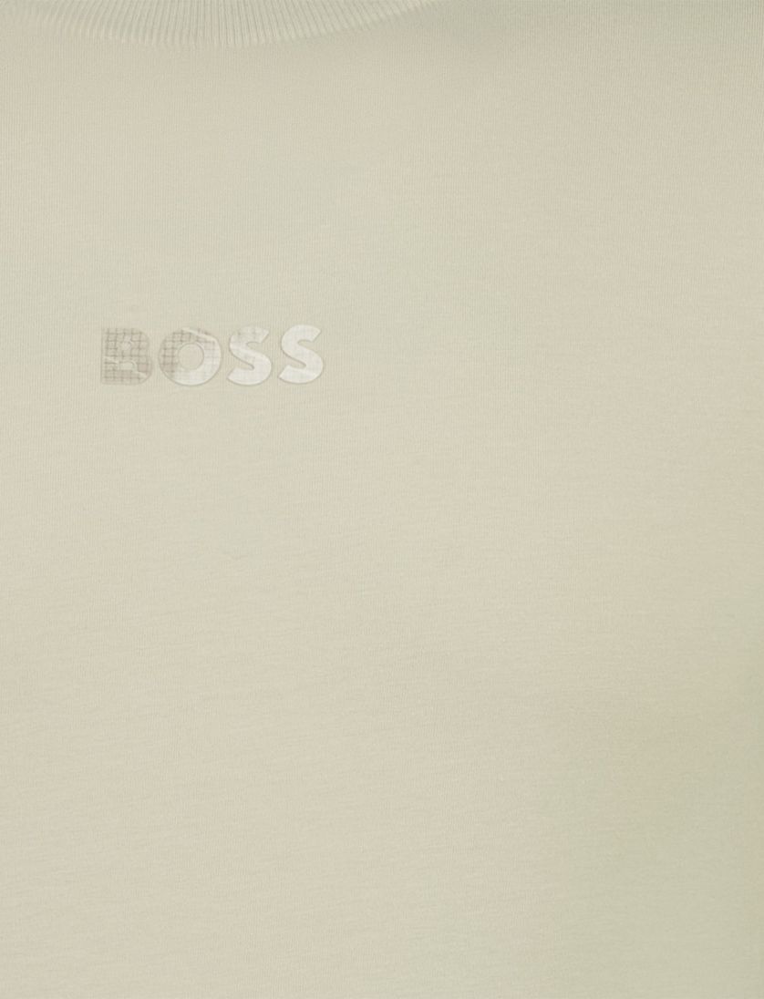 t-shirt beige Boss Green TS join grx opdruk