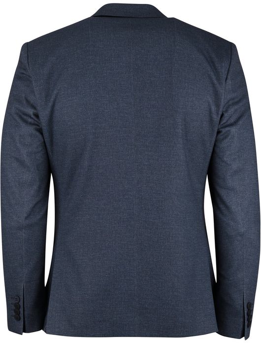 Roy Robson colbert blauw slim fit effen