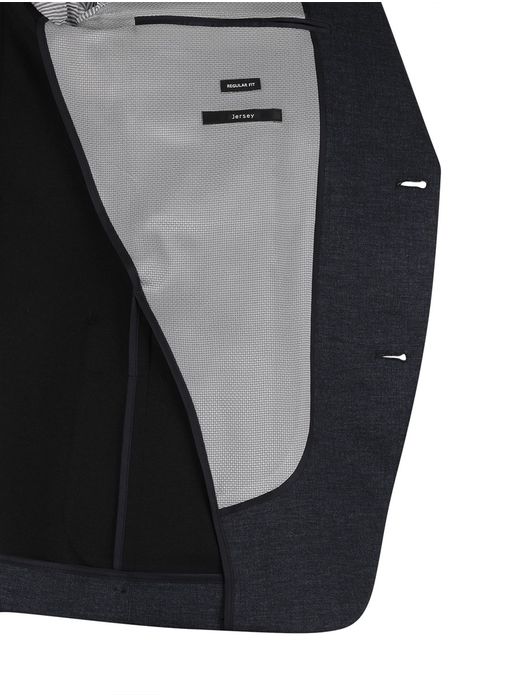 Roy Robson colbert effen donkerblauw normale fit