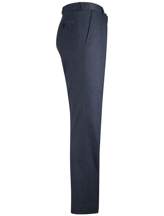 Roy Robson pantalon slim fit blauw katoen