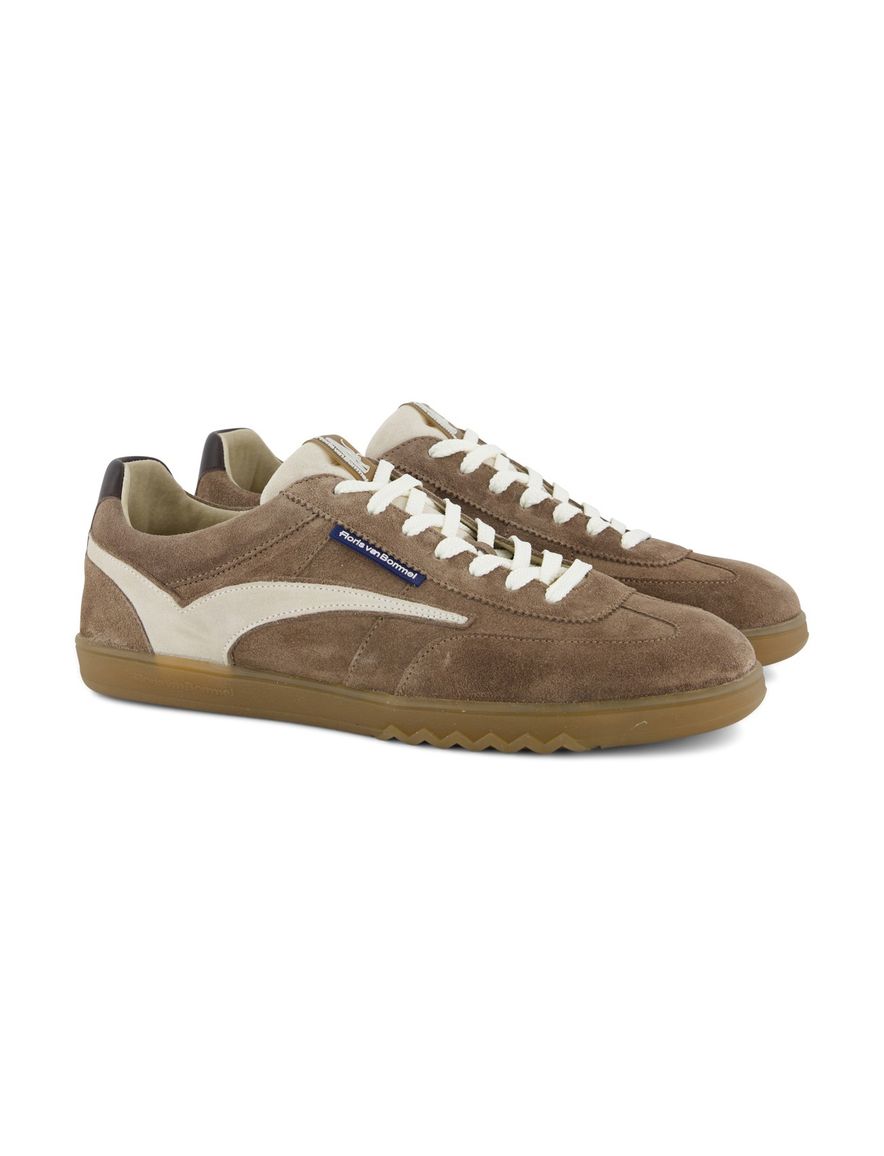 Floris van Bommel sneakers bruin leer