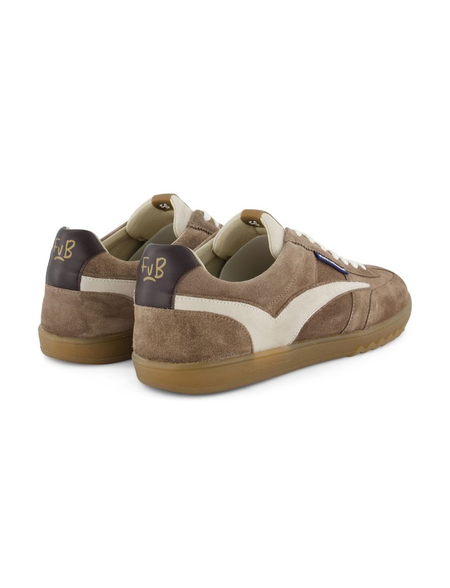 Floris van Bommel sneakers bruin leer
