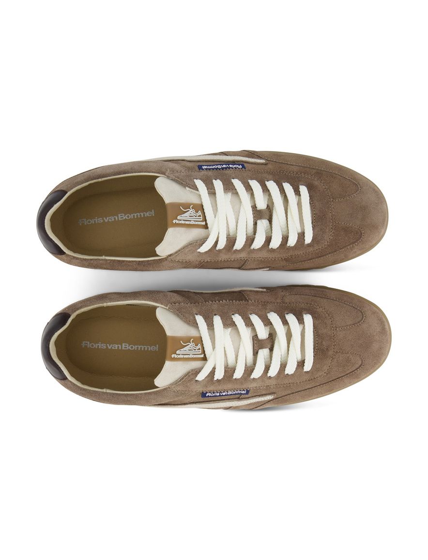 Floris van Bommel sneakers bruin leer