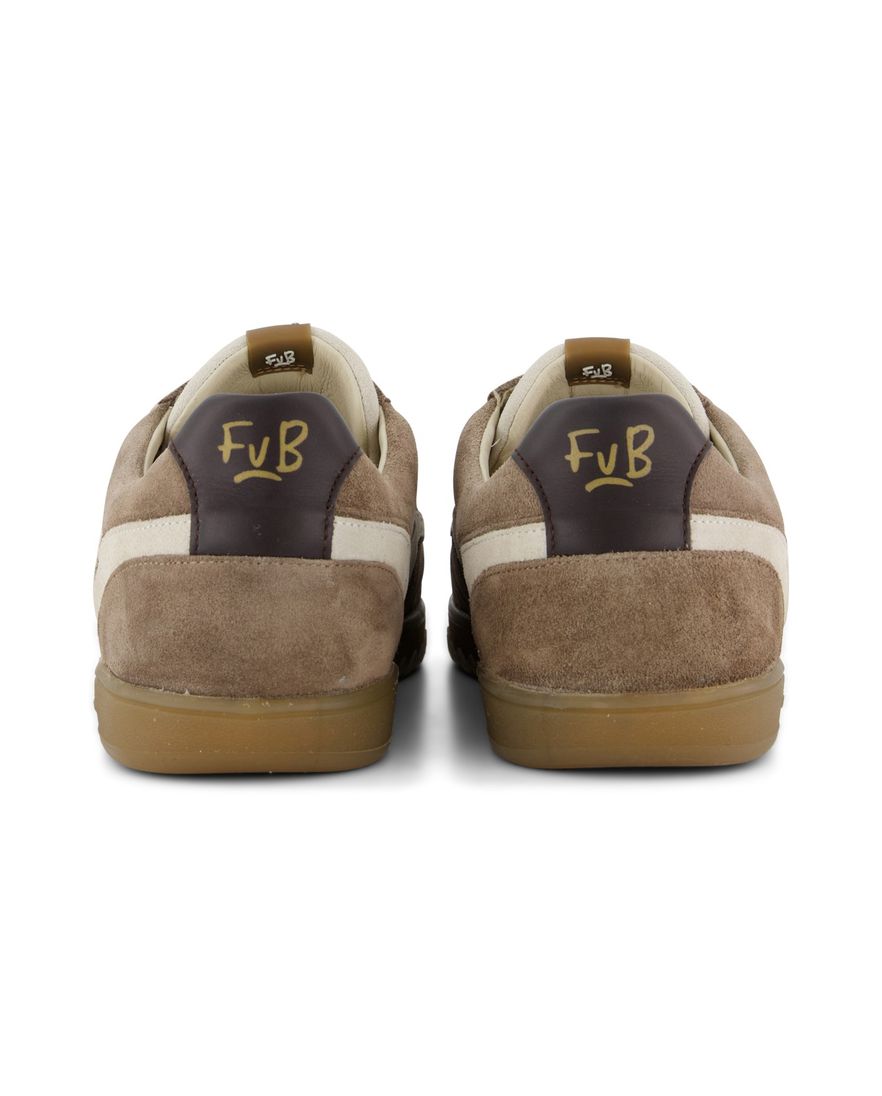 Floris van Bommel sneakers bruin leer