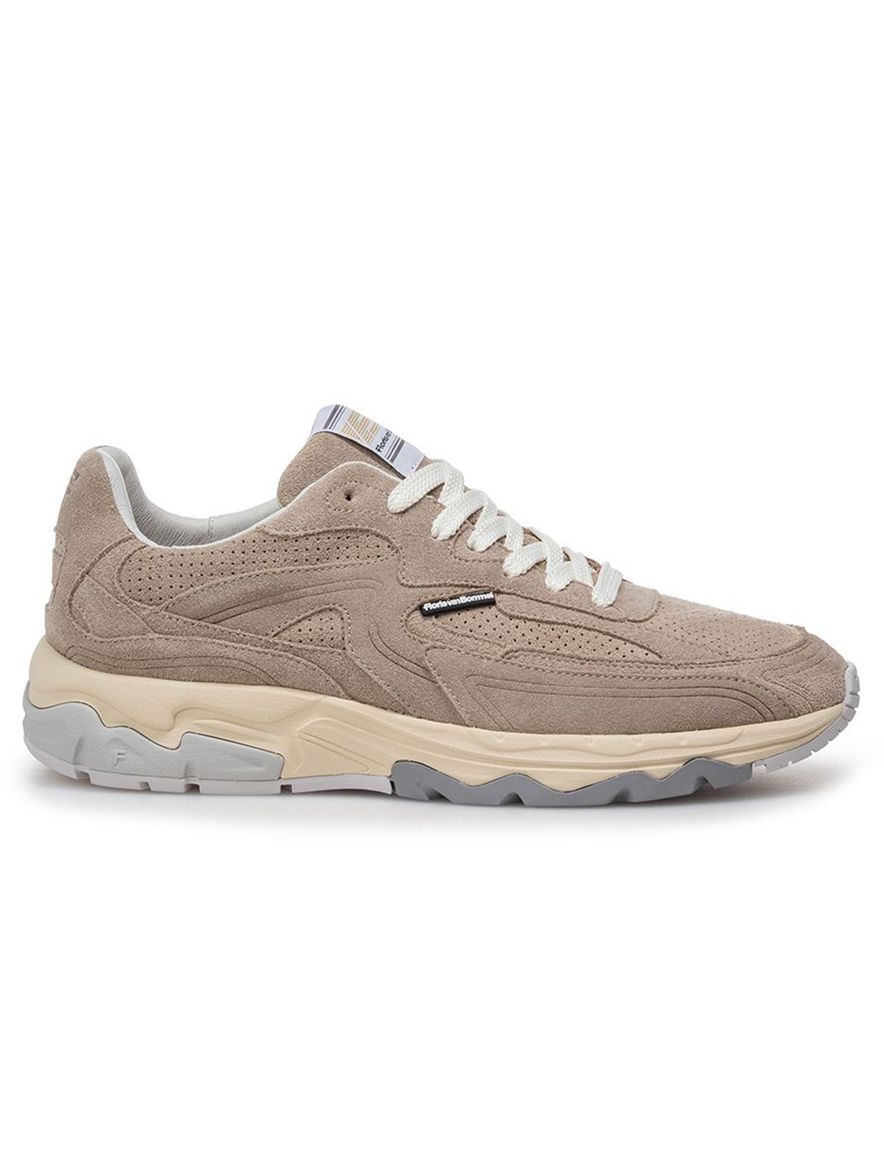 Senaker Van Bommel beige suede effen modieuze casual schoen