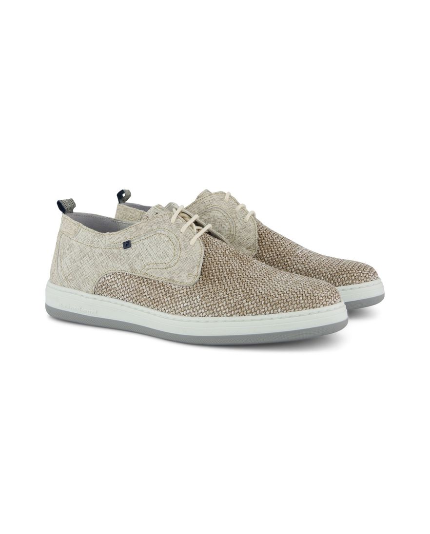 Floris van Bommel veterschoen beige