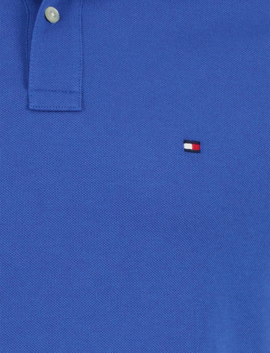 Tommy Hilfiger polo blauw effen