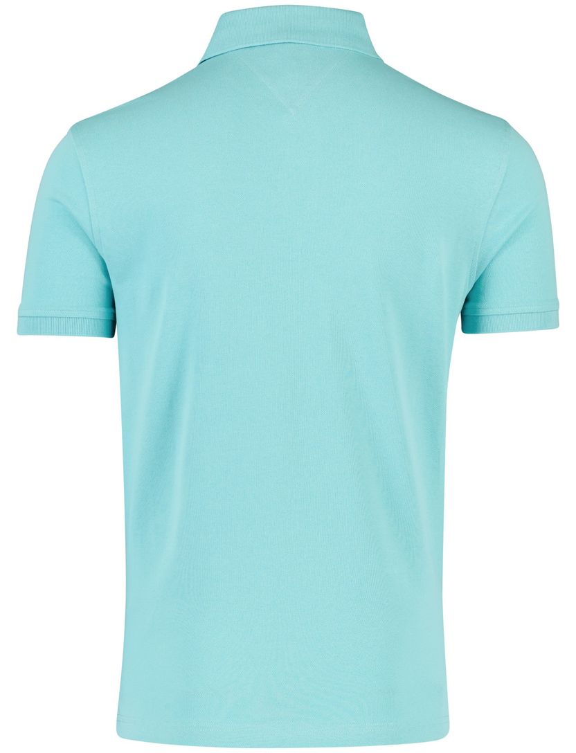 Poloshirt tommy hilfiger regular fit blauw 2 knoopjes