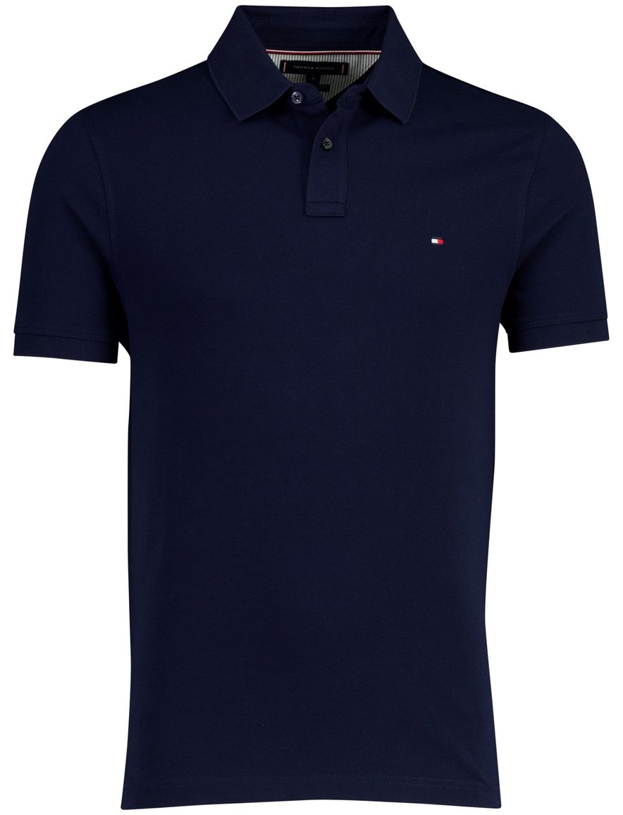 Tommy Hilfiger regular fit polo 2 knoops navy pique