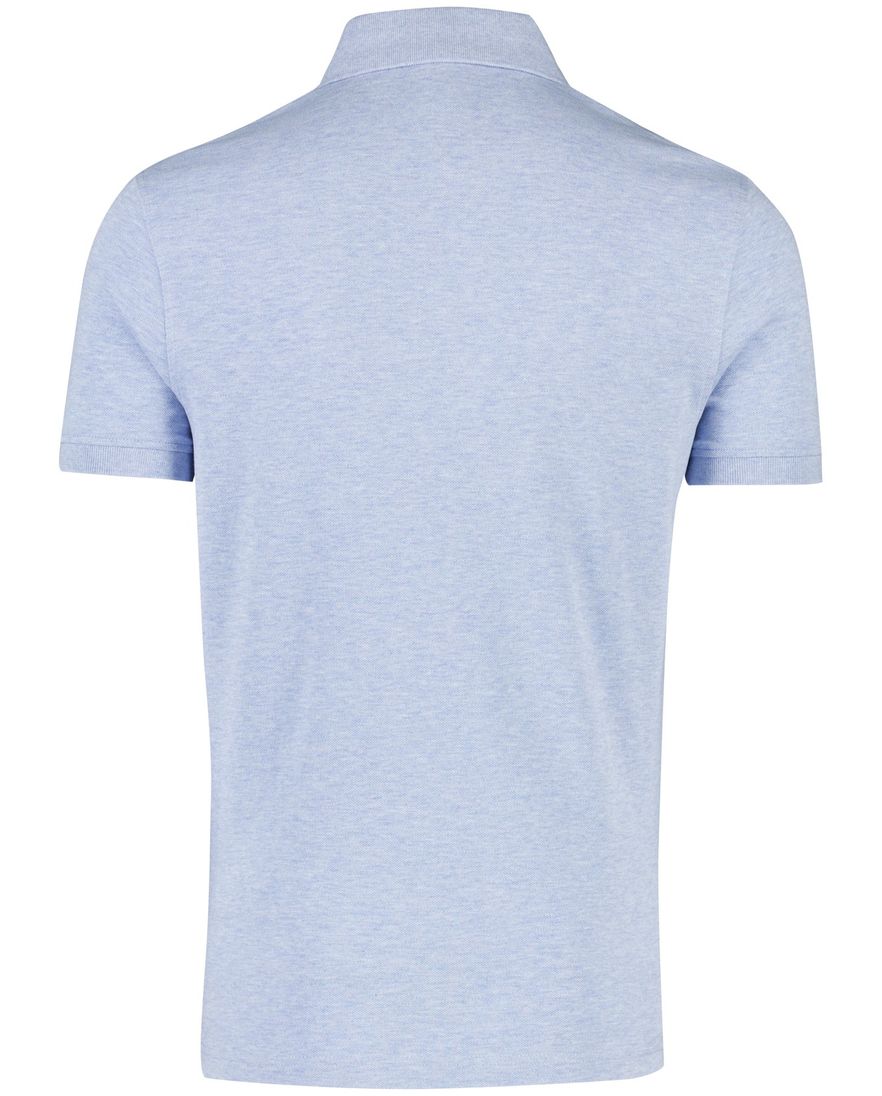 Gemeleerd poloshirt lichtblauw tommy hilfiger