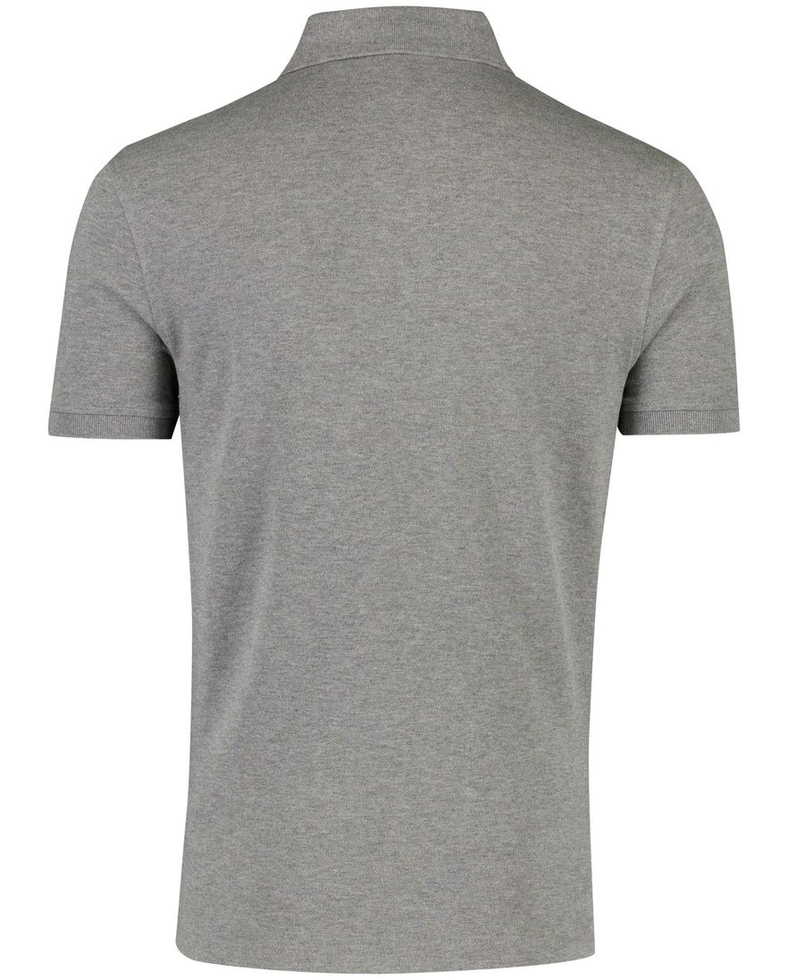 Regular fit polo tommy hilfiger grijs