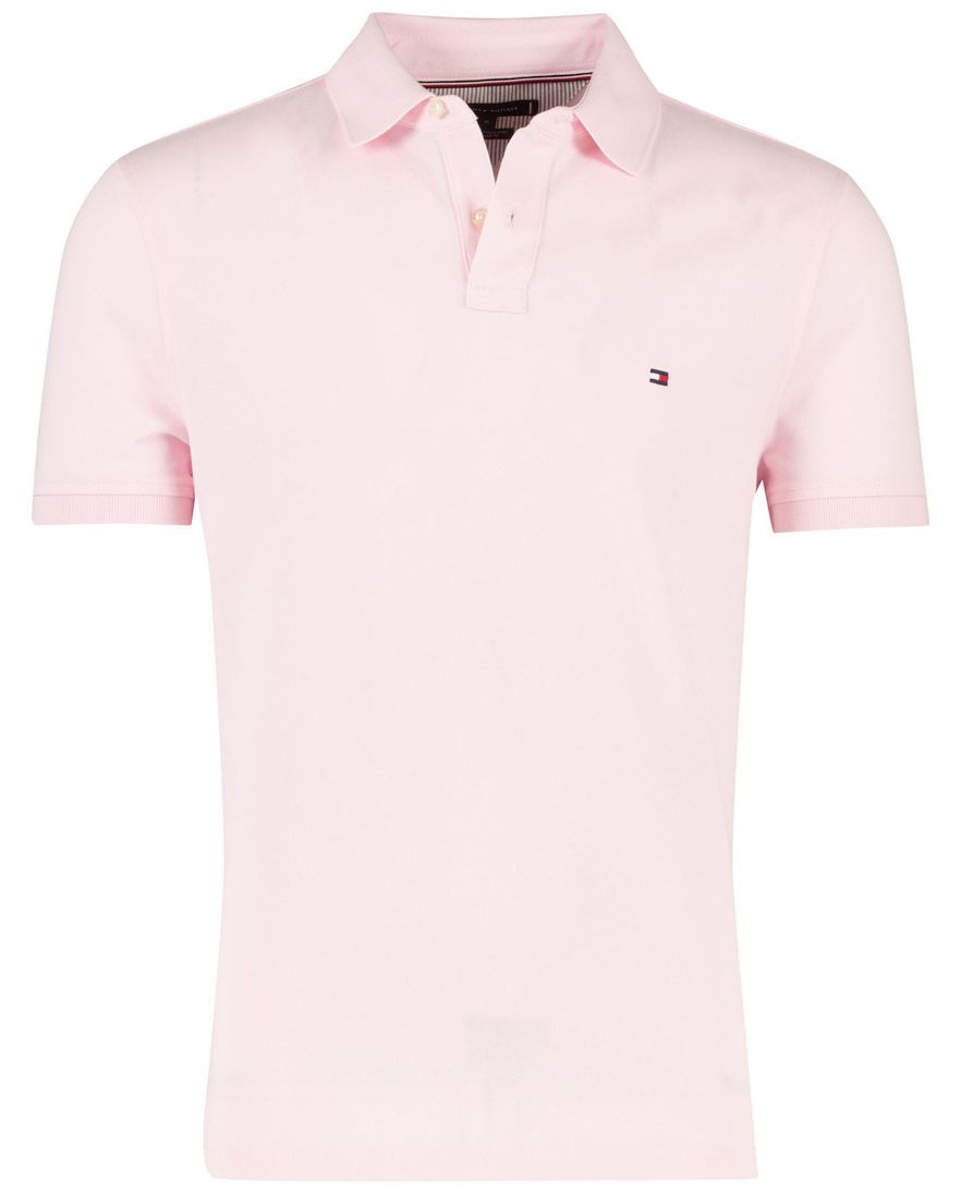 Roze polo tommy hilfiger regular fit